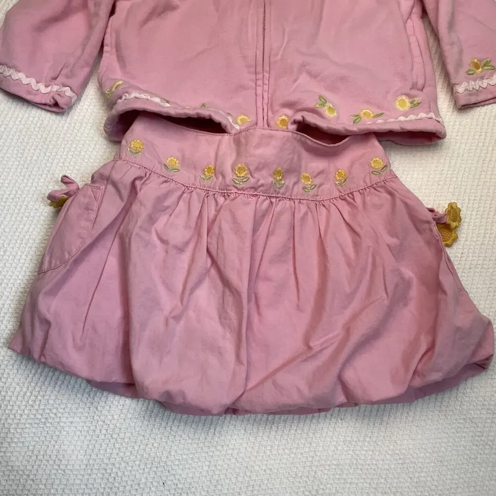 Gymboree Skirt And Hoodie Set